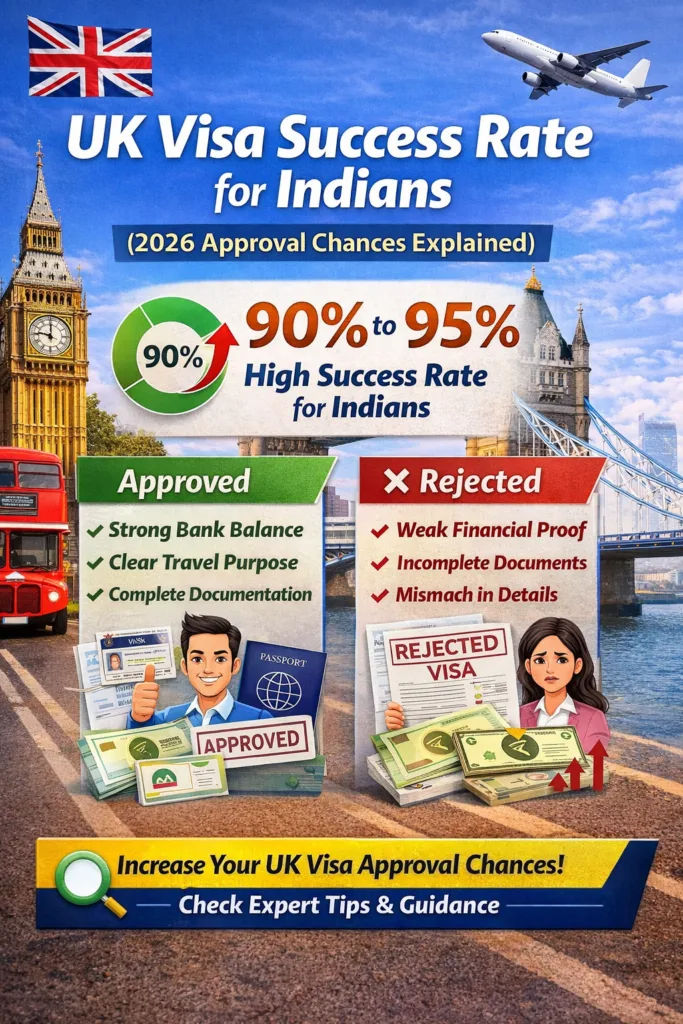 UK visa success rate for Indians