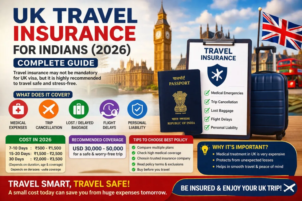 UK travel insurance guide for Indians