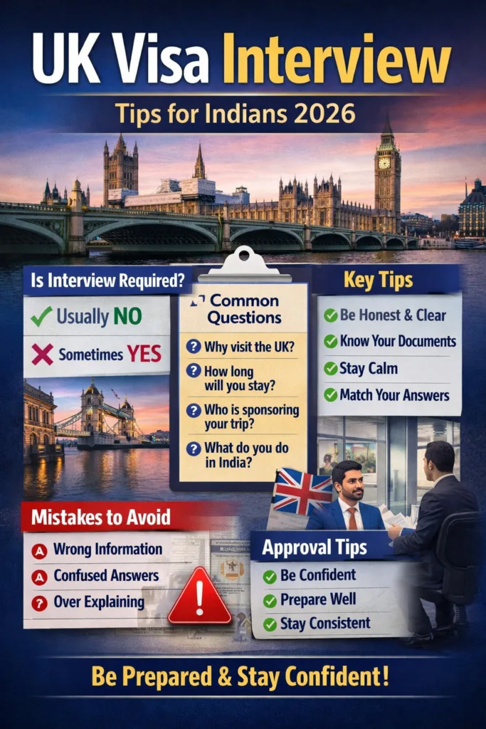 UK visa interview guide for Indians