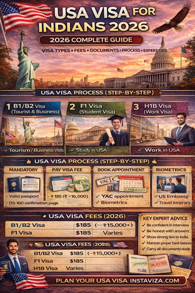 USA visa guide for Indians 2026