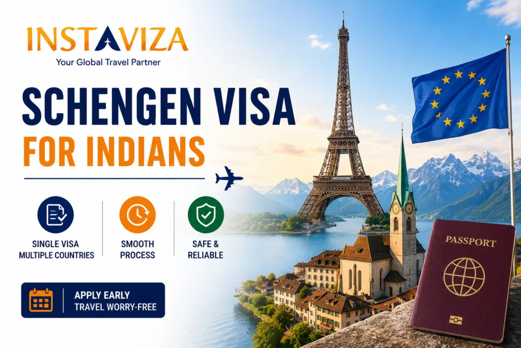 Schengen visa for Indians 2026 complete Europe visa guide