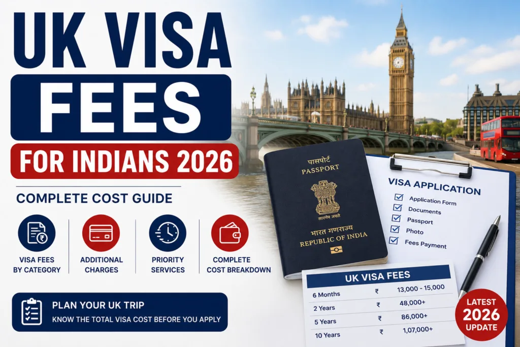 UK Visa Fees for Indians 2026 Complete Cost Guide