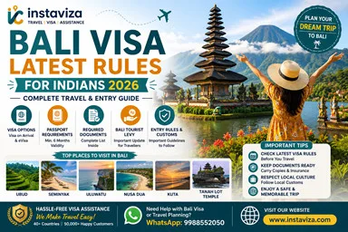 Bali Visa Latest Rules for Indians 2026 Complete Travel Guide
