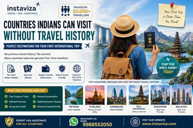 Countries Indians Can Visit Without Travel History – First-Time Tourist Visa Guide 2026