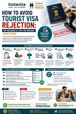 Tourist Visa Rejection Reasons – Common Mistakes & How to Avoid Them (2026 Guide)