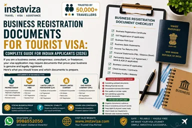 Business Registration Documents for Tourist Visa – Complete Guide for Indian Business Owners