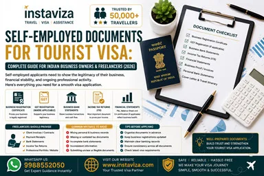 Self-Employed Documents for Tourist Visa – Complete Guide for Indian Business Owners