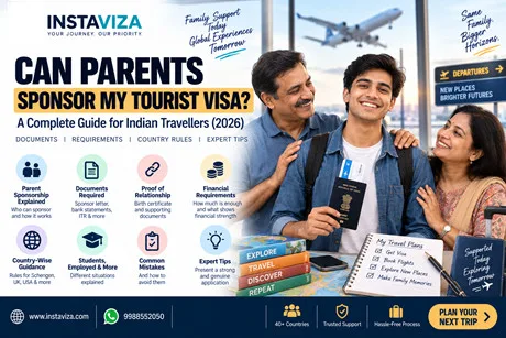 # Can Parents Sponsor My Tourist Visa? What Indian Travellers Should Know Planning an international holiday but your parents are paying for the trip? This is actually quite common. Students, young professionals, and even adults with established jobs may travel using financial support from their parents. The important question is not simply whether your parents can pay. It's whether your visa application clearly explains **who is paying, why they are paying, and whether they can genuinely afford the trip**. ## Can Parents Sponsor a Tourist Visa? In many circumstances, yes. Parents can financially support their child's tourist trip, but the exact requirements depend on the country you're visiting. They may pay for: * Flights * Hotels * Food * Local transportation * Sightseeing * Other travel expenses They can fund the entire trip or just certain expenses. What matters is that the arrangement is genuine and properly documented. ## Can Parents Sponsor an Adult Child? Being an adult doesn't automatically mean your parents cannot pay for your holiday. For example, your parents may sponsor your trip because: * You're a student * You're financially dependent on them * You're starting your career * They're giving you the trip as a gift * The entire family is travelling together You don't need to pretend that you are financially independent when your parents are actually paying for the trip. Be honest about the arrangement. ## What Documents Can Parents Provide? There isn't one universal sponsorship checklist, but depending on the destination, parents may need documents such as: * Sponsor letter * Bank statements * ITR * Salary slips * Employment letter * Business documents * Identity proof * Relationship proof The exact requirements vary by country. A sponsor letter by itself may not be enough if the visa authority also wants evidence of the sponsor's financial capacity. ## Why Is Relationship Proof Important? Suppose you say: > “My father is sponsoring my trip.” The visa application may need to establish that the person is actually your father. Depending on the destination, relationship evidence could include documents such as a birth certificate or other official records. Don't assume that a simple statement in a cover letter is always sufficient. ## Can Parents Sponsor a Student? Yes, this is one of the most common situations. Students often don't have: * Regular salaries * Significant personal savings * Employment letters Parents can therefore provide the financial support. Depending on the destination, a student may submit their parents': * Bank statements * ITR * Salary slips * Employment documents * Sponsor letter along with relationship and student-status documents where required. ## What If You're Working? You can still have your parents pay for your holiday. For example, you may have a full-time job but your parents decide to fund a family vacation. There's nothing inherently unusual about that. Your application can still include your own employment documents while clearly explaining that your parents are paying for the trip. ## Do I Need My Own Bank Statement? It depends on the destination and your circumstances. Being sponsored doesn't automatically mean you should leave out your own financial documents. If you have your own: * Savings * Salary * Bank account * Employment * Other financial resources these may still be relevant. Your parents' documents explain **their financial support**. Your documents can explain **your own circumstances**. ## Can Both Parents Sponsor the Trip? Yes, where permitted. One parent might pay for the flights while the other pays for accommodation, or both might contribute to the overall trip. Just make the arrangement clear. For example: **Father:** Flights and hotel **Mother:** Daily travel expenses or **Both parents:** All travel expenses The supporting documentation should reflect the actual arrangement. ## Can Parents Sponsor a Married Son or Daughter? It can be possible. However, this may need a little more explanation because the applicant may already have an independent household. For example, if you're married but your parents are paying for your holiday, explain: * Why they're funding the trip * Whether your spouse is travelling * Who is paying for your spouse * How the overall trip is being financed Don't leave a complicated financial arrangement unexplained. ## What If Parents Have Fixed Deposits? Fixed deposits can sometimes form part of a sponsor's financial evidence where accepted. However, an FD is not automatically the same as readily available cash. Depending on the destination, you may need to consider: * Who owns the FD * Whether the funds are accessible * Maturity date * Other bank balances * Overall financial position An FD can be useful, but it shouldn't automatically replace other financial records. ## What If Parents Are Self-Employed? The documentation will usually look different from that of a salaried parent. A self-employed parent may have documents such as: * ITR * Bank statements * Business registration * GST documents, where applicable * Business bank statements * Financial statements The aim is to demonstrate a genuine source of income and financial capacity. ## What If Parents Are Retired? Retired parents can also potentially sponsor a trip. Their financial profile may include: * Pension * Savings * Fixed deposits * Investments * Bank statements * ITR, where applicable The important point is to clearly demonstrate how the trip will be funded. ## What Should a Parent Sponsorship Letter Say? A simple letter can explain: > I, [Parent's Name], am the father/mother of [Applicant's Name]. My son/daughter intends to travel to [Country] for tourism from [Date] to [Date]. I will financially support the trip and cover [specified expenses]. I am providing the relevant financial and supporting documents with the application. The letter should be truthful and consistent with the rest of the application. It doesn't need to be overly complicated. ## What If My Parents Transfer Money to My Account? This can happen when parents want their child to manage the travel expenses directly. For example: **Parent transfers funds → applicant books flights and hotels** That's not automatically a problem. But large or recent transfers should have a legitimate and explainable source. Don't create a large unexplained transfer just before applying to make the bank balance look stronger. ## Can Parents Sponsor the Entire Trip? Depending on the destination's rules, they may be able to cover the entire holiday. The application should clearly state what they are paying for. For example: > My parents will cover my airfare, accommodation and day-to-day expenses during the trip. The sponsor's financial documents should reasonably support that statement. ## What If My Parents Have a High Bank Balance? A high balance does not automatically mean the visa will be approved. The visa authority can look at the wider picture: * Source of funds * Income * Savings * Financial history * Relationship * Applicant's circumstances * Purpose of travel A large balance with no clear explanation isn't necessarily better than a moderate balance with a genuine financial history. ## What If My Parents Have a Low Income? A lower income doesn't automatically make sponsorship impossible. Their finances should simply be realistic in relation to the expenses they're claiming to cover. The application may need to explain: * Savings * Investments * Fixed deposits * Pension * Other legitimate financial resources The numbers should make sense together. ## Common Mistakes to Avoid One of the biggest mistakes is submitting a sponsor letter and assuming that's all you need. Other problems include: * Not proving the relationship * Unexplained large deposits * Contradictory financial information * Hiding your own income * Using fake documents * Claiming a false relationship * Making the sponsorship arrangement unnecessarily complicated The best sponsorship file is usually **simple, transparent and supported by genuine documents**. ## The Bottom Line Yes, parents can often sponsor their child's tourist trip. But sponsorship isn't just about saying: **“My parents will pay.”** A good application should clearly show: **Who the sponsor is → their relationship with you → what they will pay for → their ability to provide the support.** Your own circumstances still matter. And as always, the exact requirements depend on the destination country. Don't try to manufacture a stronger financial profile. **Genuine documents and a consistent story are far more important than an impressive-looking bank balance.** --- ### Planning a Tourist Visa From India? **Instaviza** helps Indian travellers with tourist visa documentation and applications for **40+ countries**. 🌐 **[www.instaviza.com](http://www.instaviza.com)** 📱 **WhatsApp: 9988552050** ### Medium Tags **Tourist Visa** · **Visa Sponsorship** · **Travel Visa** · **Indian Travellers** · **Visa Documents** · **Travel Tips** · **International Travel**